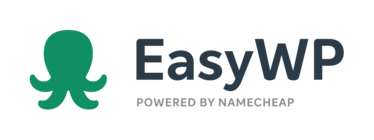 Logotipo de EasyWP by Namecheap