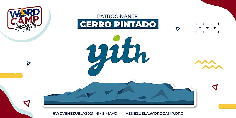 Logotipo de Yith sobre el Cerro Pintado